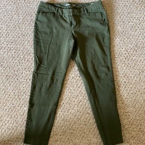 Deep Green Pixie Pants